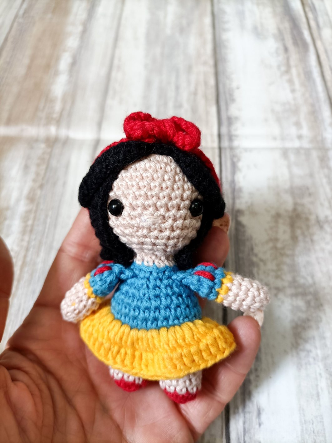 Pupazzo amigurumi Snow White