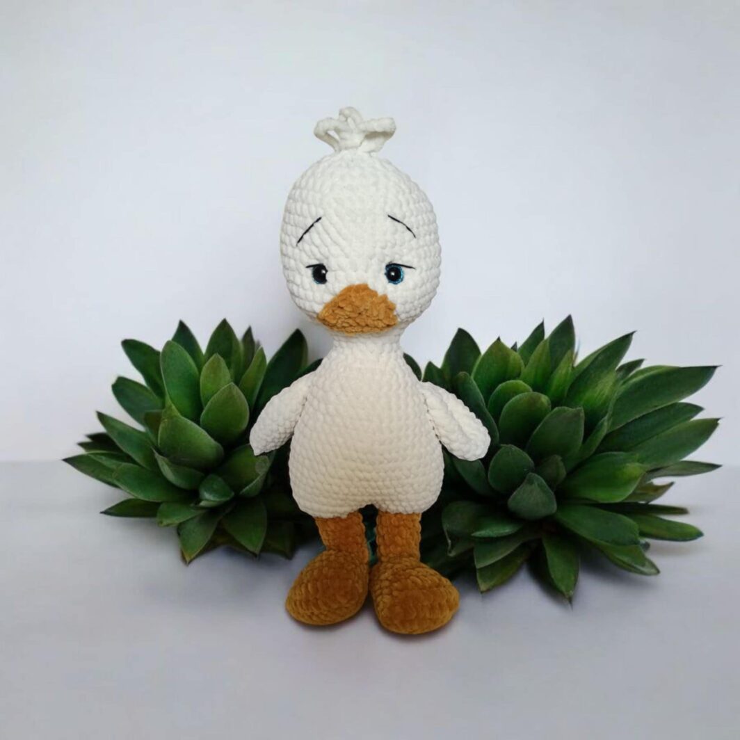 Paperotto in ciniglia amigurumi