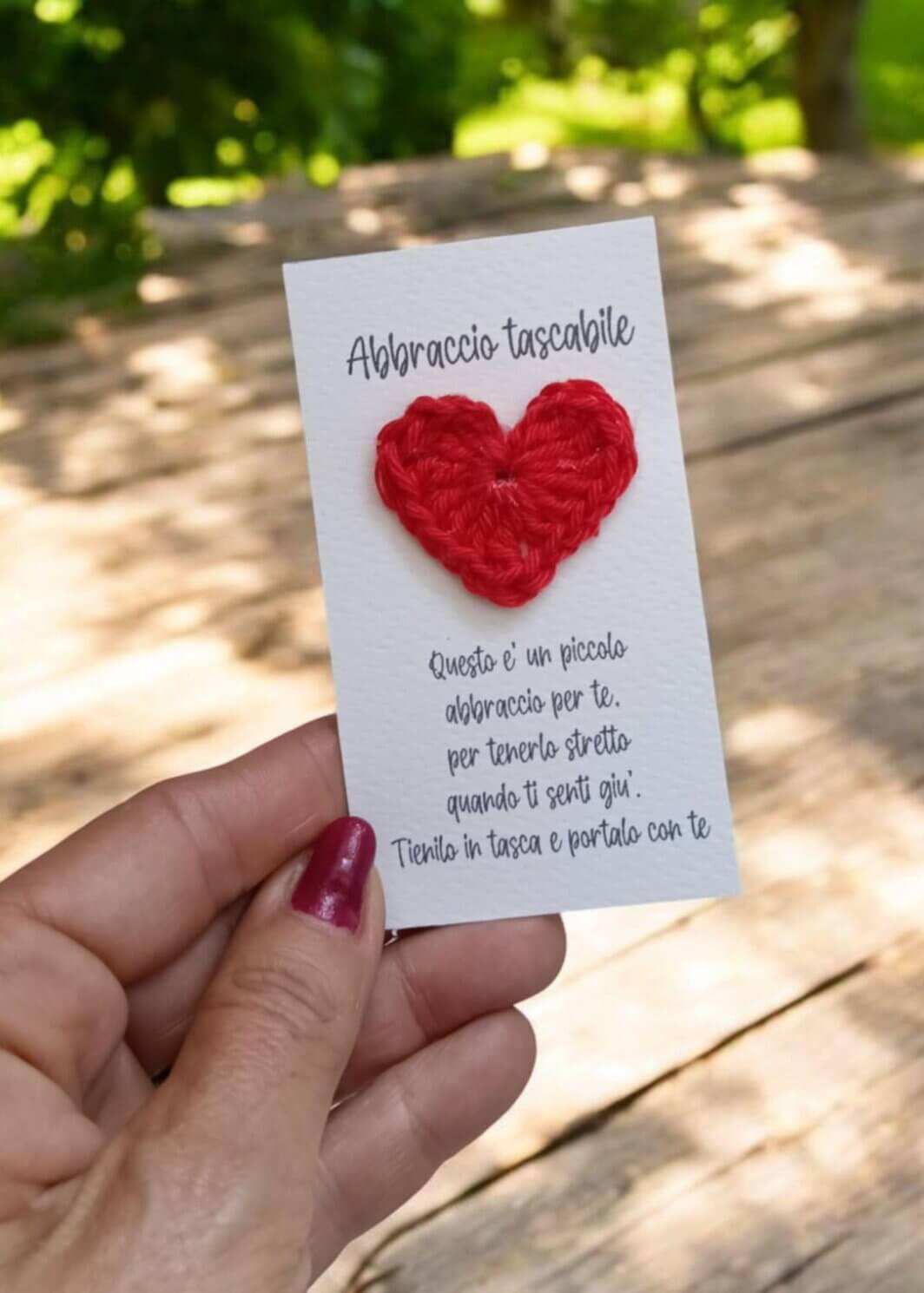 Abbraccio tascabile