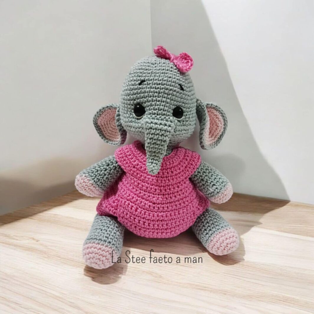 Elefante amigurumi - immagine 2