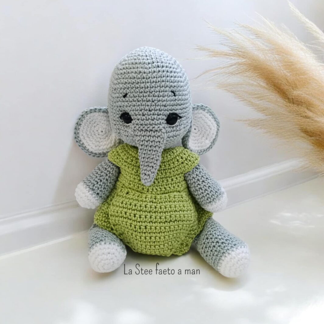 Elefante amigurumi