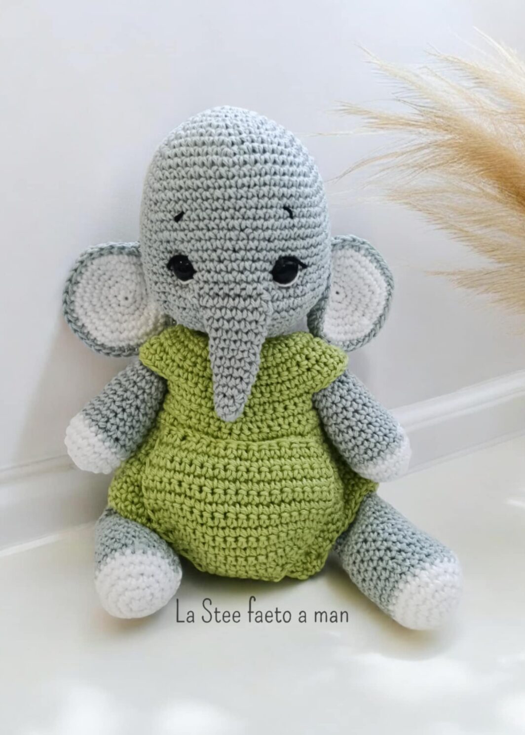 Elefante amigurumi